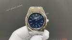 ZF Audemars Piguet Royal Oak 39mm 7121 Movement Blue Face SS Band Watch